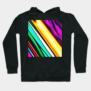 Purple Green And Yellow Abstract 609 Hoodie